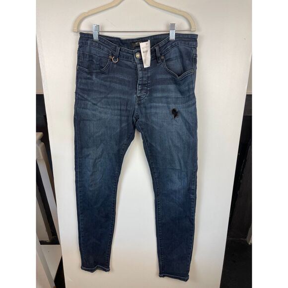 Neuw Denim Men's Iggy Skinny Jeans - Dark Wash (W32 L32) - Picture 1 of 8